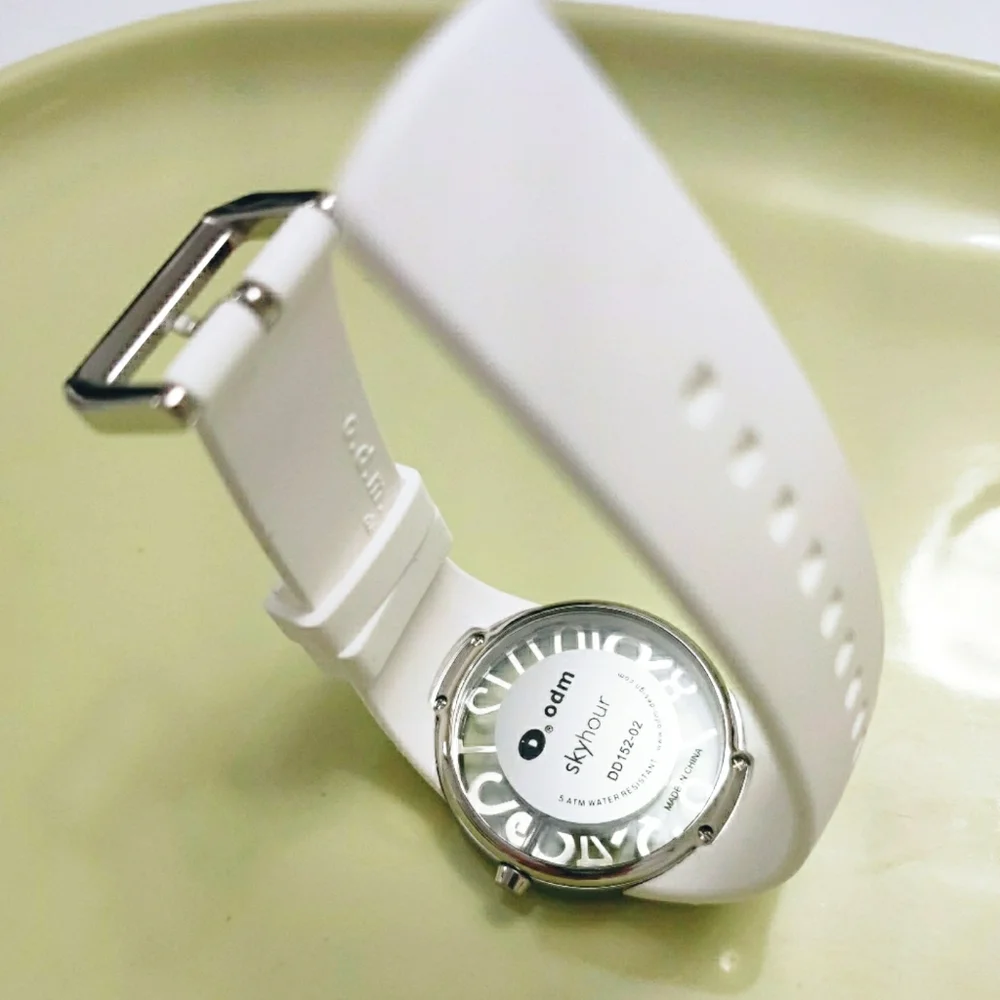 Unisex ODM Sky Hour White Big Faced Watch